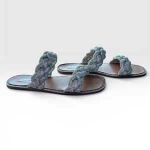 Steve Madden Rhinestone Braided Sandals